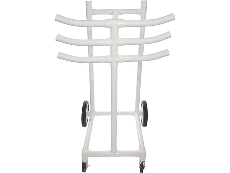 Champion Sports Hoop Storage Cart, White (HCRACK)
