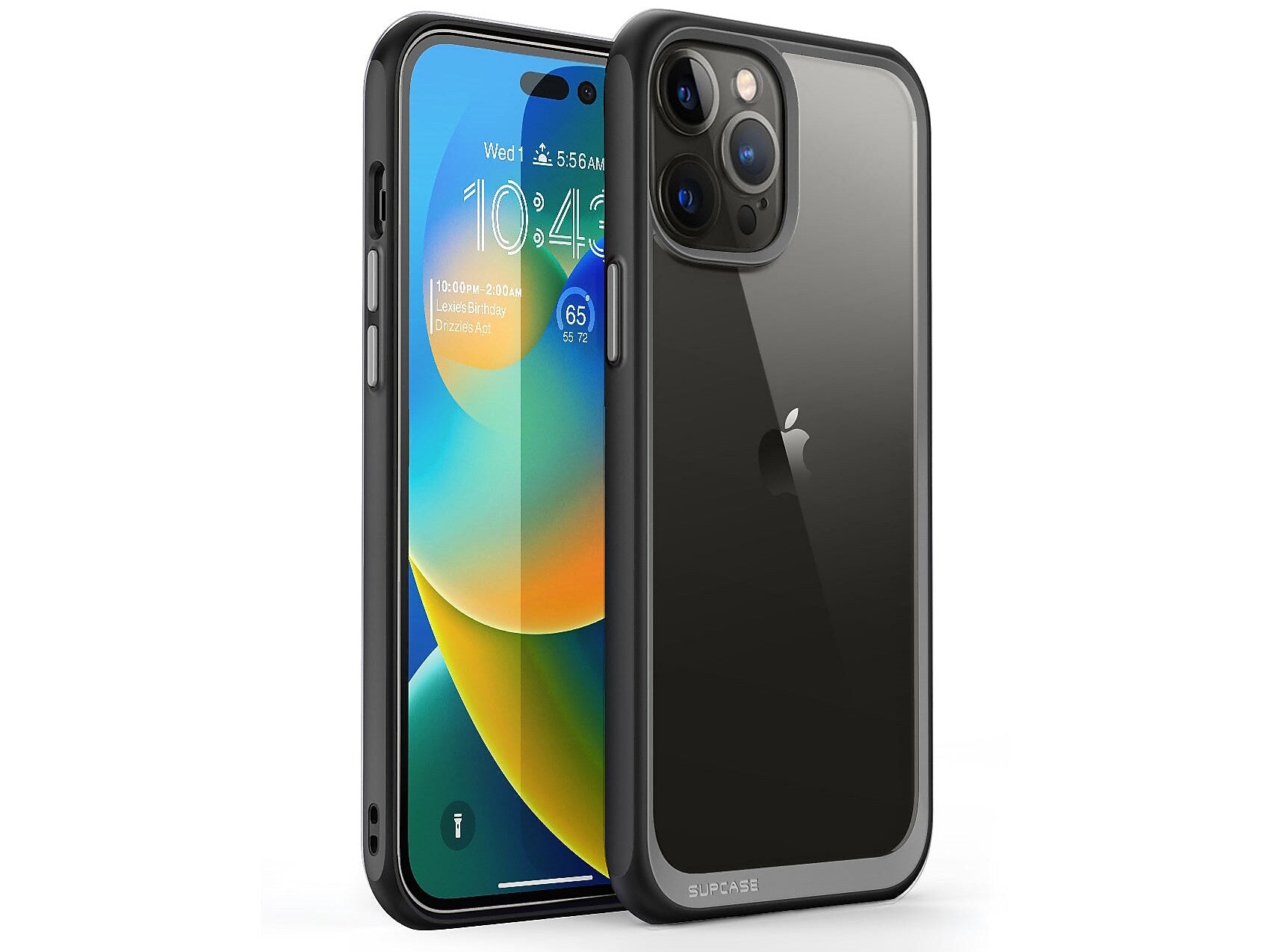 SupCase Unicorn Beetle Black Slim Case for iPhone 14 Pro (SUP-iPhone2022Pro-6.1-UBStyle-Black)