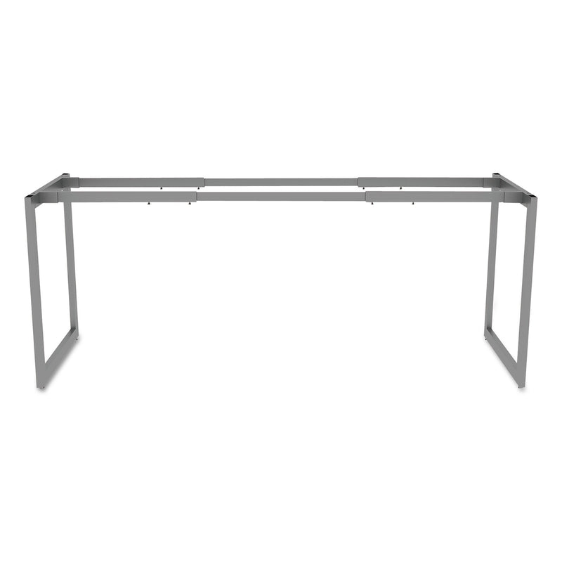 Alera®,  Open Office Desk Series Adjustable O-Leg Desk Base, 24? Deep, Silver