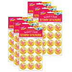 Trend Enterprises Looking Good!/Gumball Scented Stickers, Assorted Colors, 24/Pack, 6 Packs/Bundle (T-83612-6)