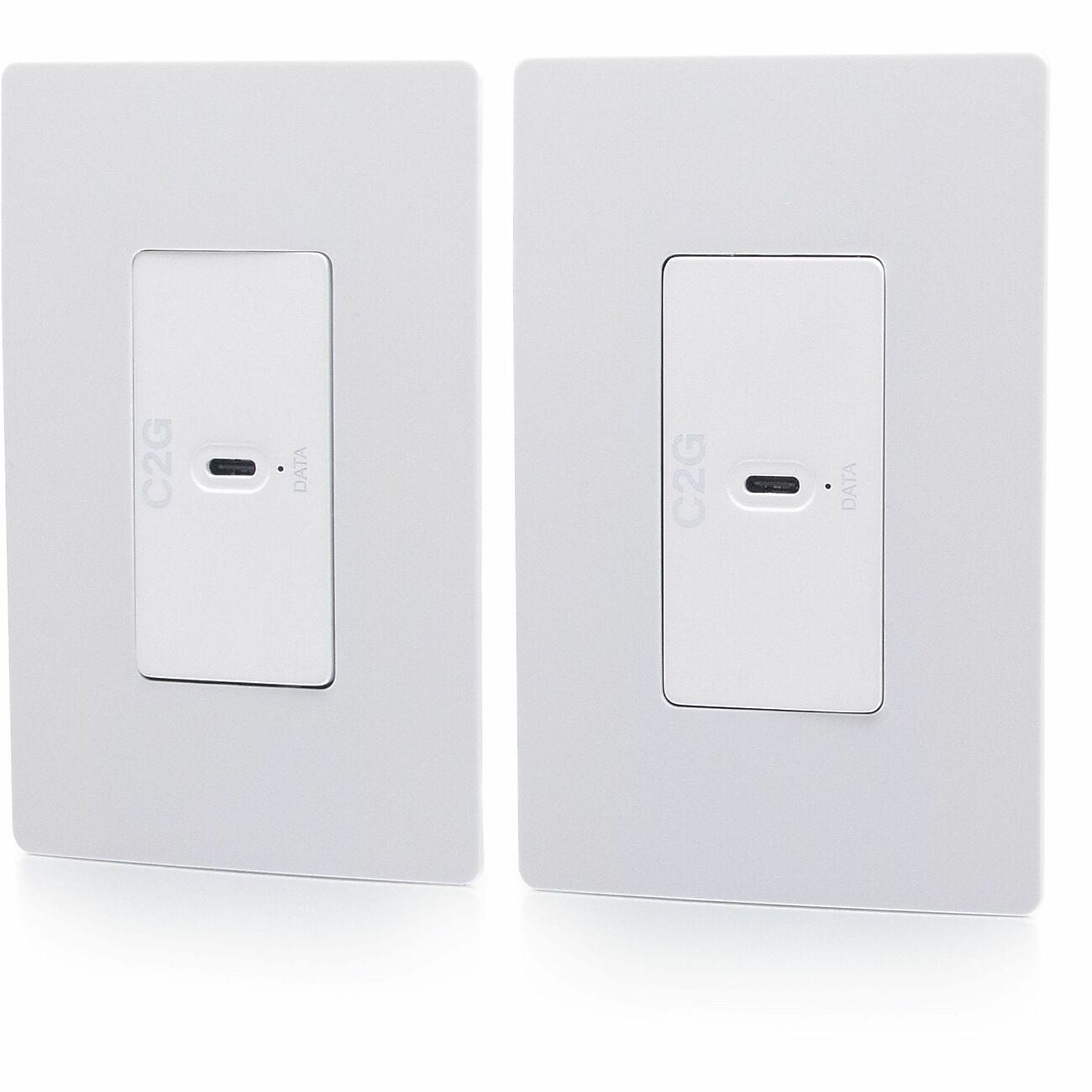 C2G Superbooster 2 RJ-45 2 USB Camera Extender Over Cat Single Gang Wall Plate to Single Gang Wall Plate Kit (C2G54275)