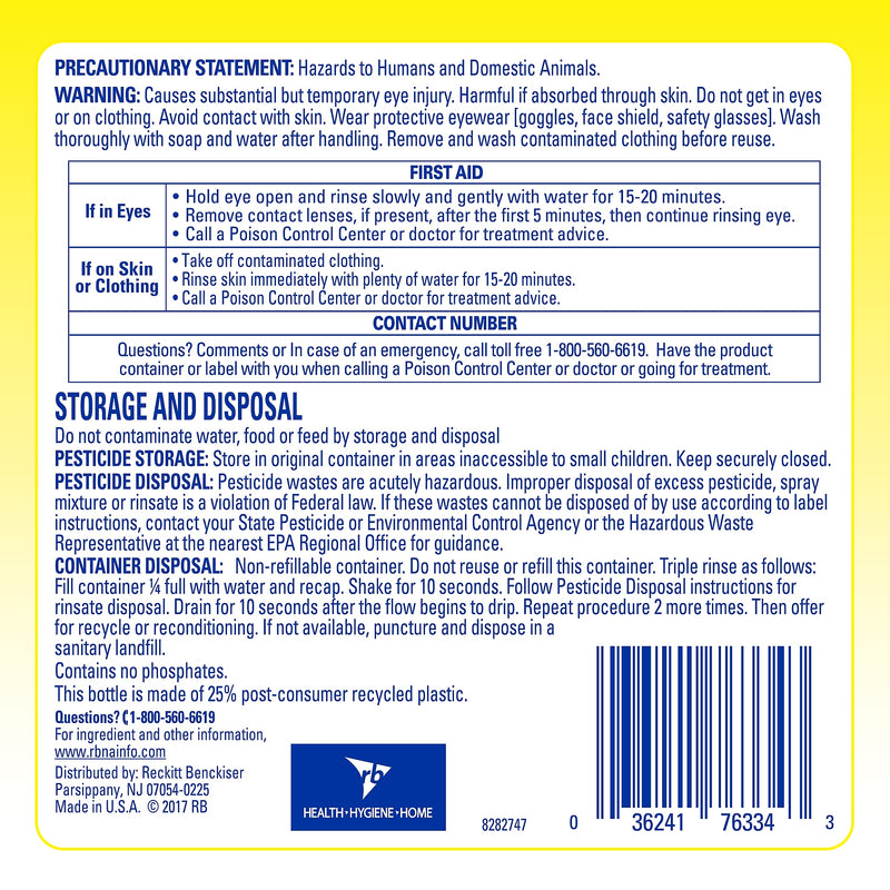 Lysol Professional Disinfecting Deodorizing Cleaner, Concentrate, Lemon Scent, 128 oz. (3624176334)
