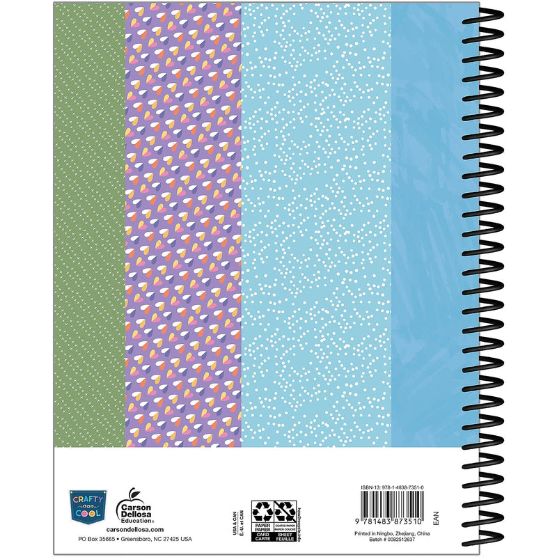 Carson Dellosa Education Crafty and Cool Undated Lesson Planner, 8" x 11", 128 Pages (CD-105056)