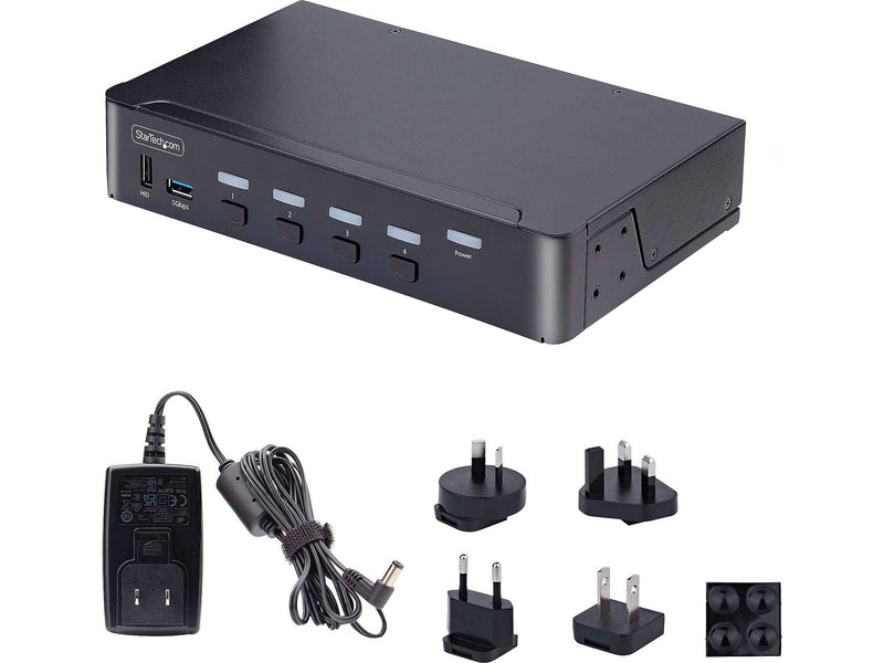 StarTech D86A2-4-PORT-8K-KVM USB DisplayPort 4-Port KVM Switch