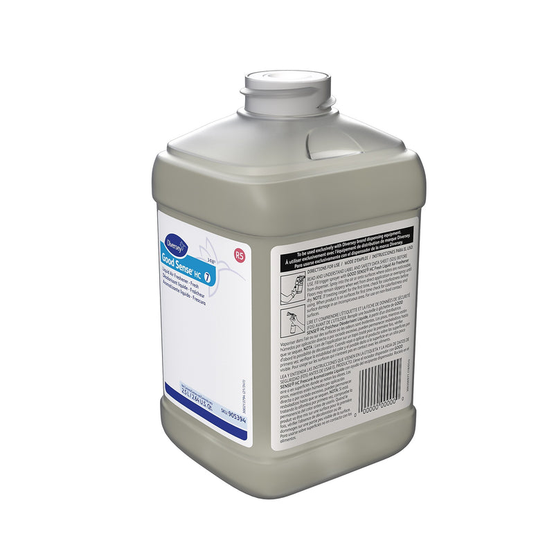 Good Sense HC 7 Air Freshener for Diversey J-Fill, Fresh, 2.5 L / 2.64 U.S. Qt., 2/Carton (905394)