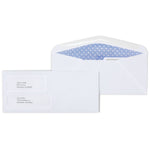 Staples Security Tinted #9 Double Window Envelopes, 3 7/8" x 8 7/8", White, 500/Box (ST266759-CC)