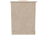 Flash Furniture Bright Beginnings Kids' 2-Shelf Kitchen Cabinet, Brown/Orange (MK-ME03539-GG)