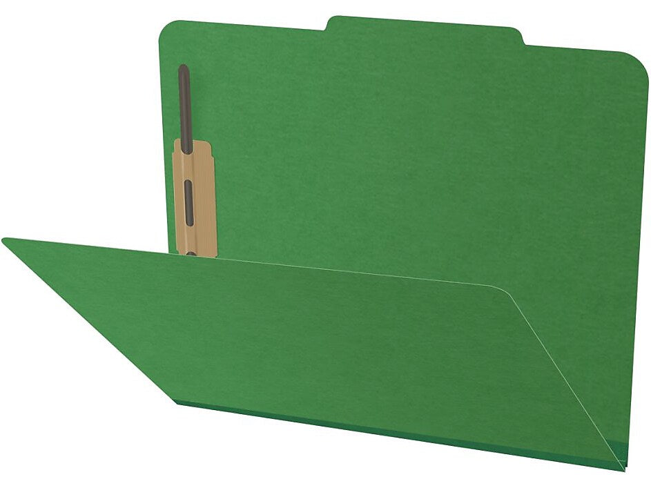 Medical Arts Press Pressboard Classification Folder, 2" Expansion, Letter Size, Moss Green, 25/Box (DV-T42-02-3MGN)