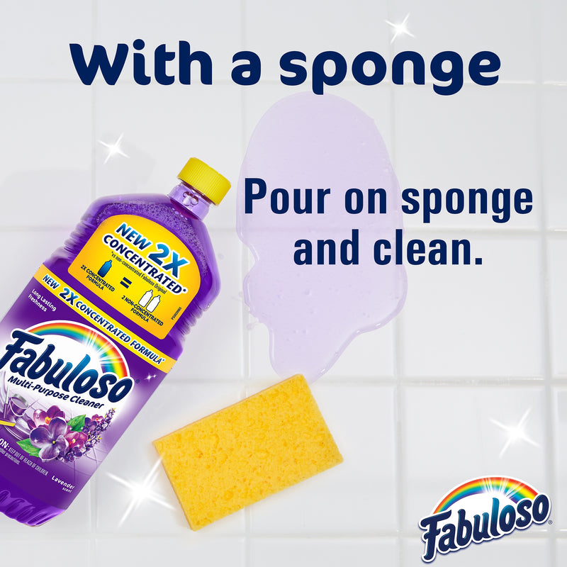 Fabuloso Multi-Purpose Cleaner, Lavender Scent, 169 fl. oz., 3/Carton (153122)