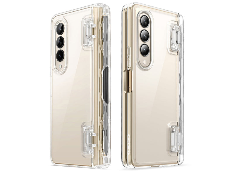 i-Blason Halo Clear Snap Case for Samsung Galaxy Z Fold4 (Galaxy2022-ZFold4-5G-Cosmo-Pen-SP-Clear)