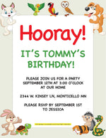 Great Papers Whimsical Animal Pals Everyday Letterhead, Multicolored, 50 Sheets/Pack (2025012)