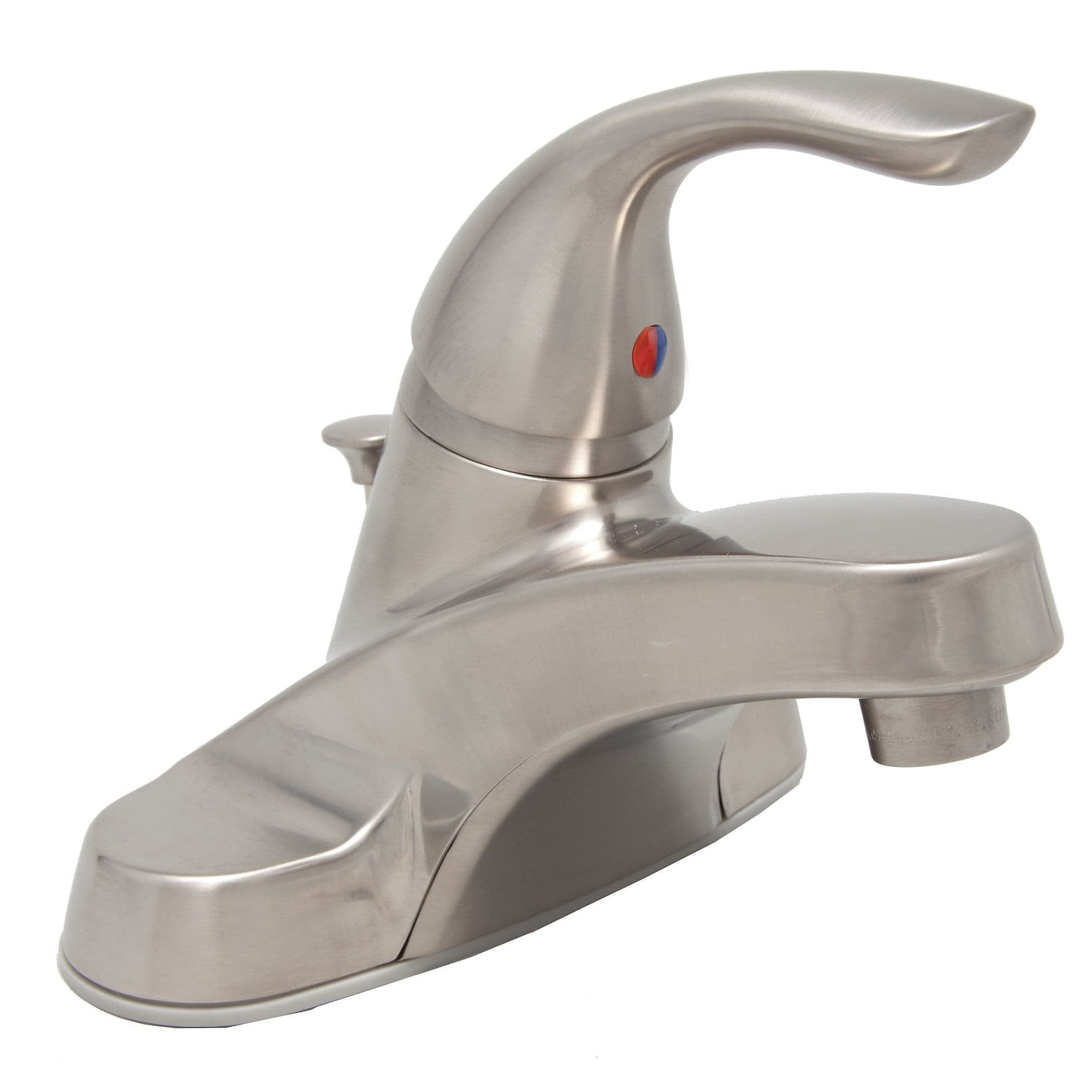 PROFLO 1.2 GPM Centerset Bathroom Faucet with Pop-Up Drain Assembly (PFWSC3017ZBN)