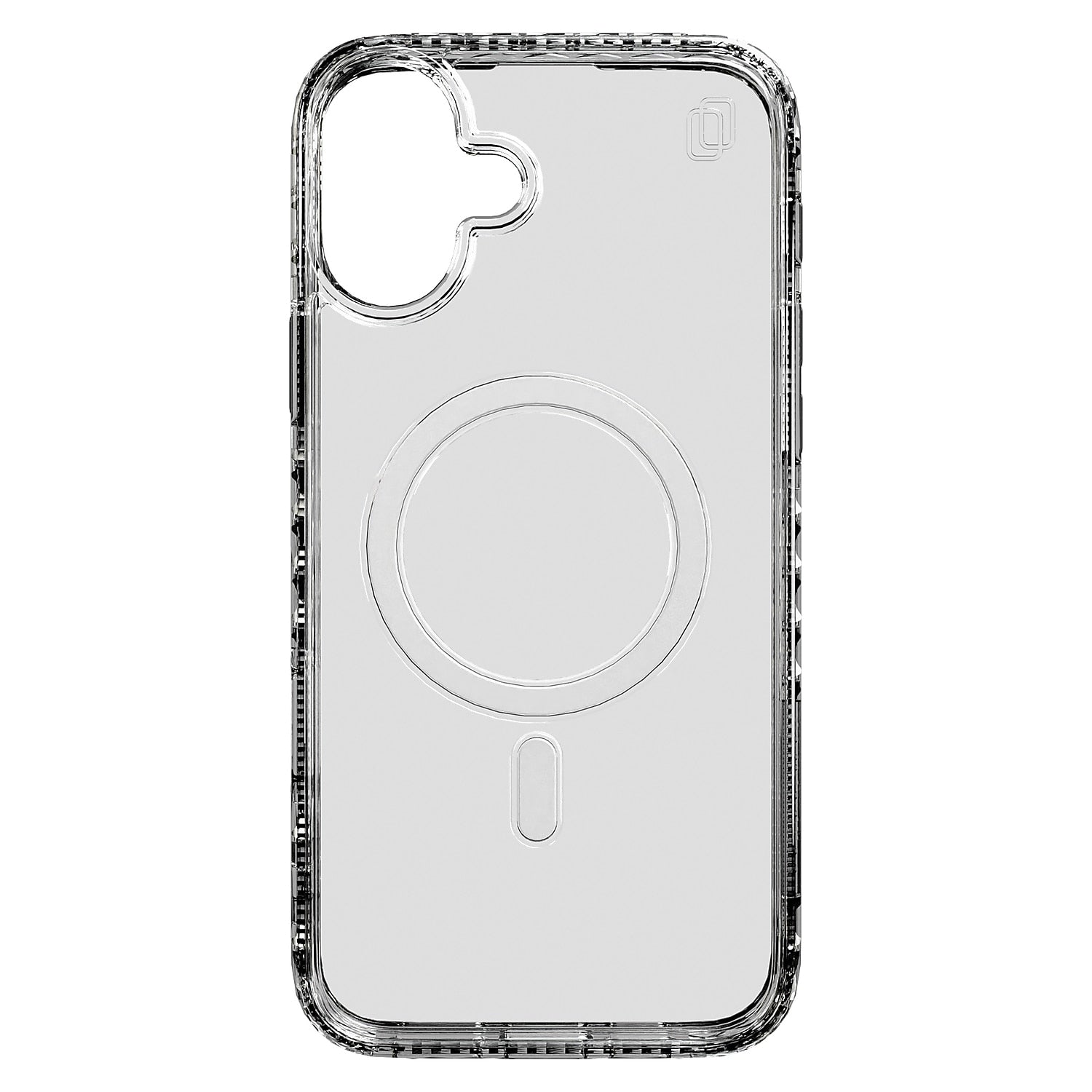 cellhelmet Magnitude Series MagSafe Phone Case for iPhone 16 Plus, Shock Absorbing, Crystal Clear (CM-105-CC)