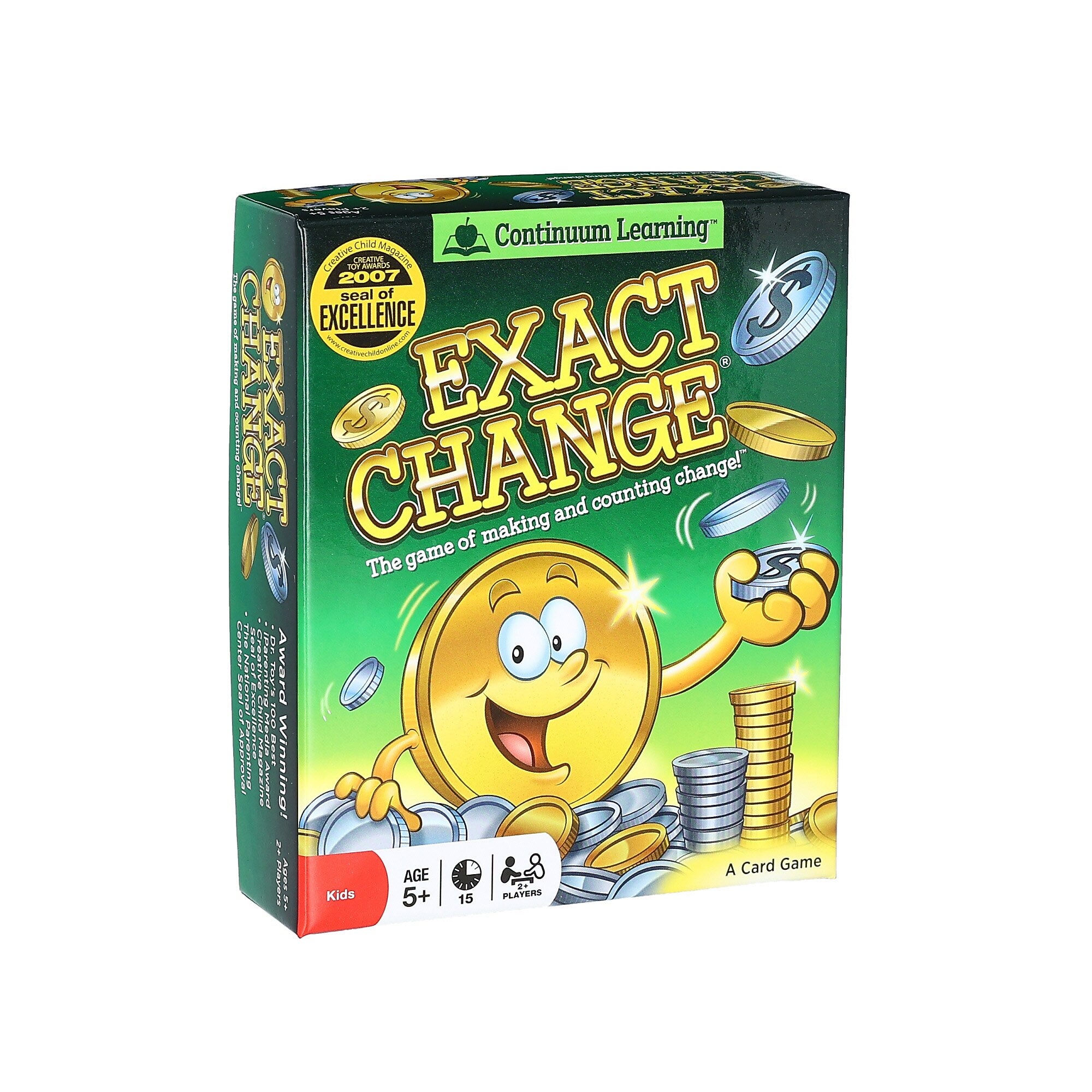 Continuum Games Exact Change Card Game, 111/Pack (CTM1102)