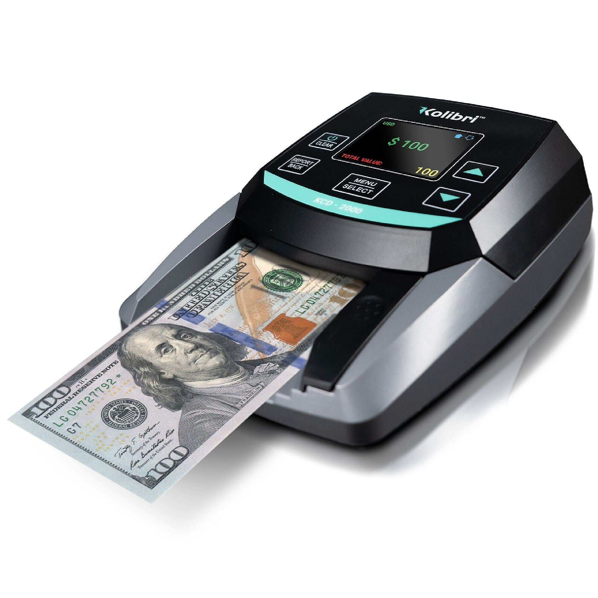 Kolibri KCD-2000 Counterfeit Detection Machine, Multicolored (KCD-2000)