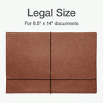 Pendaflex Heavy Duty Reinforced Paper Stock Accordion File, Monthly Index, 12 Pocket, Legal, Brown (1006977)