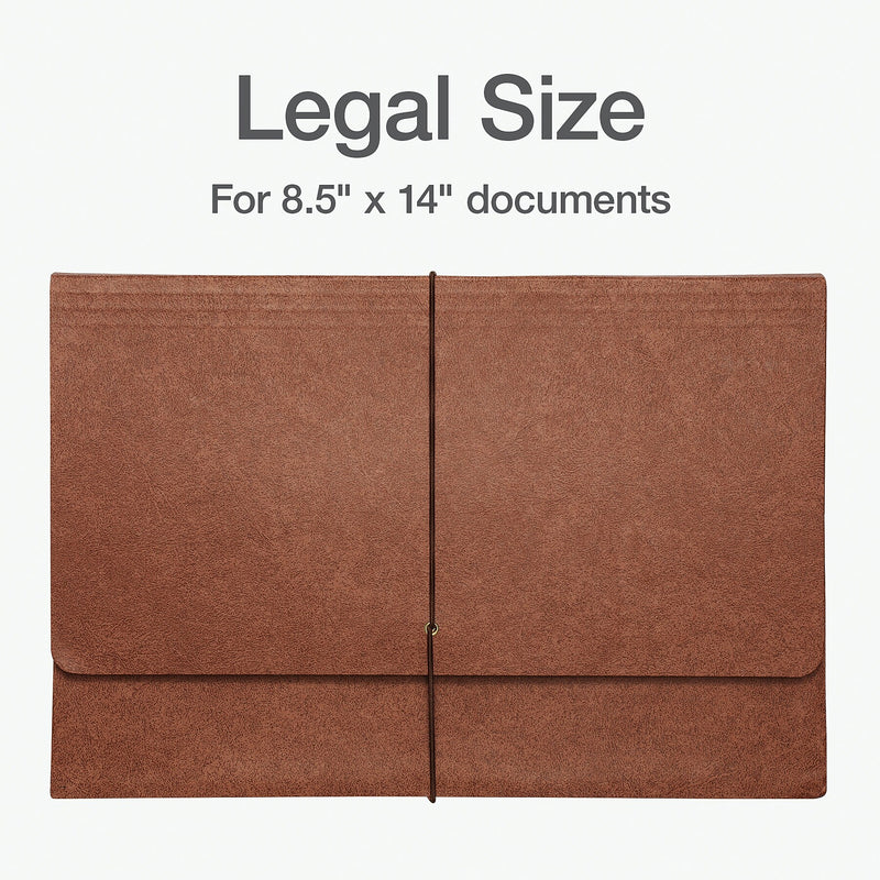 Pendaflex Heavy Duty Reinforced Paper Stock Accordion File, Monthly Index, 12 Pocket, Legal, Brown (1006977)