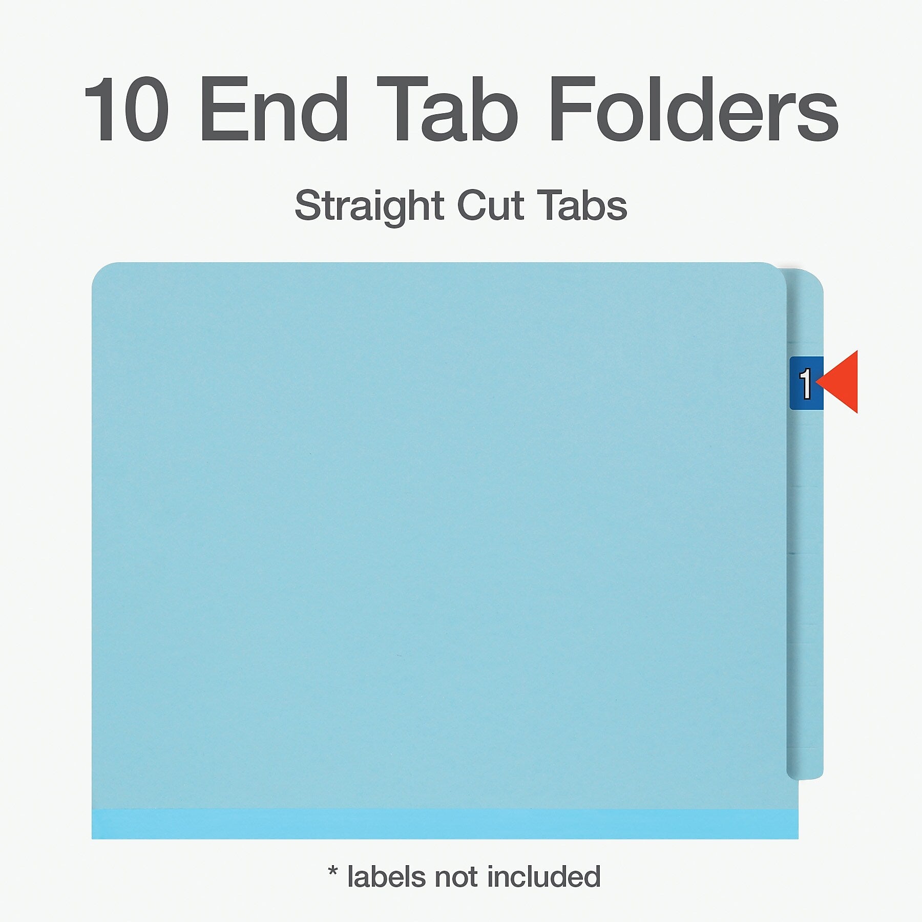 Pendaflex Pressboard Classification Folder, 2-Dividers, 2" Expansion, Letter Size, Blue, 10/Box (1007077)