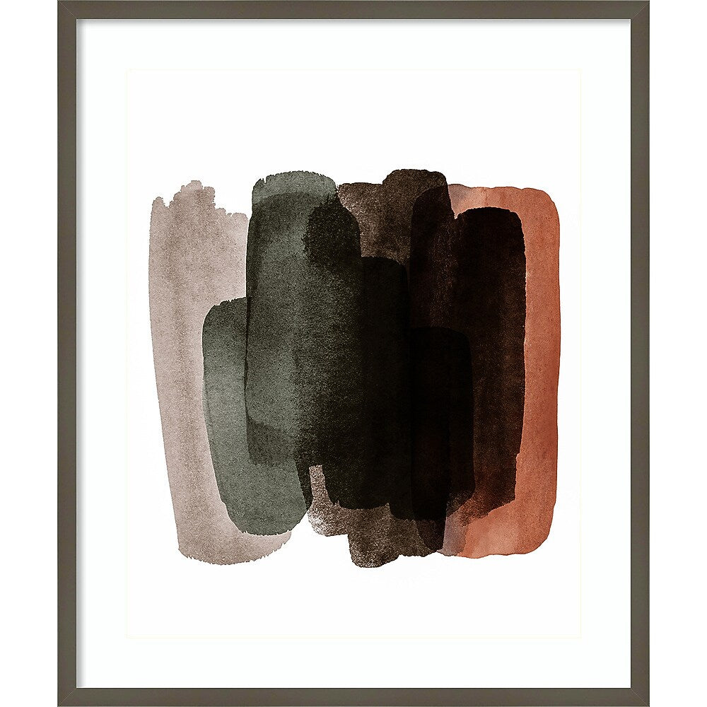 Amanti Art Warm Abstract I by Amy Lighthall Wood Framed Wall Art Print, 28" x 33" (A42675508048)