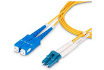StarTech 32.8' LC Network to SC Network Networking Cable, Male, Yellow (SMLCSCOS210M)