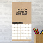 2026 TF Publishing 12" x 17" TF Publishing 7" x 7" Anti-Affirmations & Sarcasm Mini Calendar 26-2100