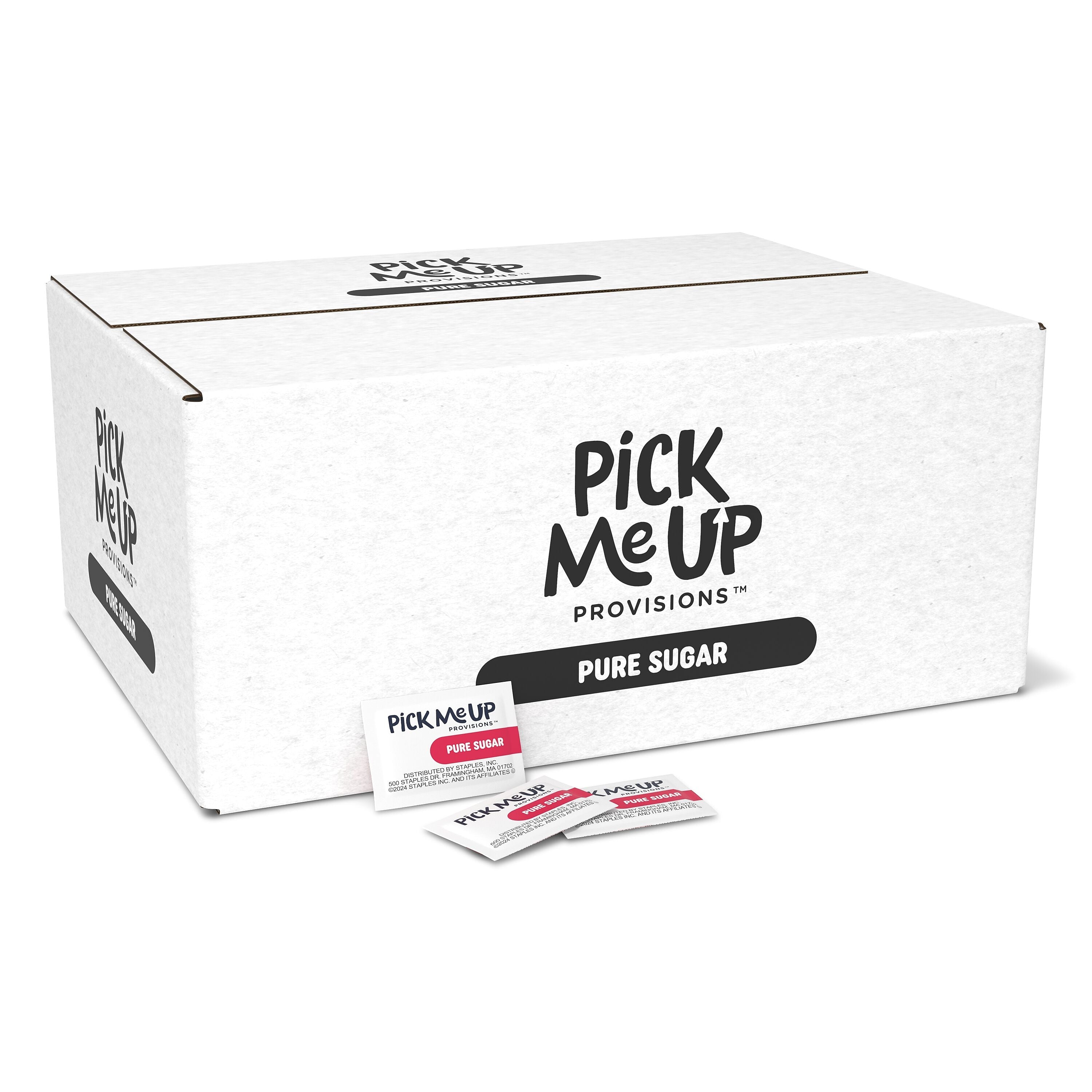 Pick Me Up Provisions™ Pure Sugar, Packets, 2000/Box (PM62431/72101)