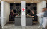 AdirOffice Wall Mount Sign Holder, 8.5" x 11", Desktop/Wall, Clear Acrylic, 36/Pack (639-8511-36-WM)