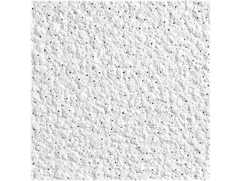 Armstrong TUNDRA Square Lay-In Edge Ceiling Tile, 24" x 24", White, 16/Carton (BP301A)
