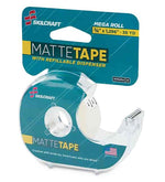 AbilityOne Matte Clear Tape With Dispenser, 0.75" x 36 yds., 1" Core, Clear (NSN5167575)