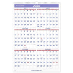 2025-2026 AT-A-GLANCE 15.5" x 22.75" Academic Monthly Wall Calendar, Purple/Red (AY3-28-26)