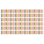 Carson Dellosa Education We Belong Scalloped Borders Per Bundle, 3"x 3', Stripes, 6/Bundle (CD-108493-6)