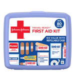 Johnson & Johnson Travel Ready Office First Aid Kit, 80 Pieces (202068)