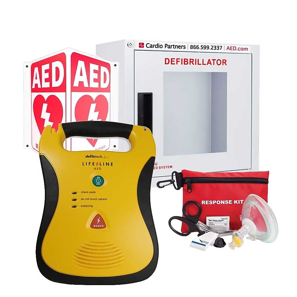 Defibtech Lifeline Semi-Automatic AED Package (BVPLIFELINE5B)