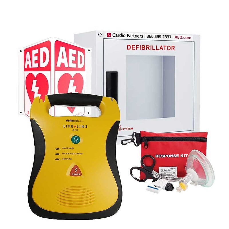 Defibtech Lifeline Semi-Automatic AED Package (BVPLIFELINE5B)