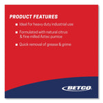 Betco HD Hand Soap Refill for Triton Dispensers, Citrus Zest, 2 L Refill , 6/Carton (BET7926200)