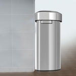iTouchless Stainless Steel Trash Can, 18 Gallon (IT18DOT)