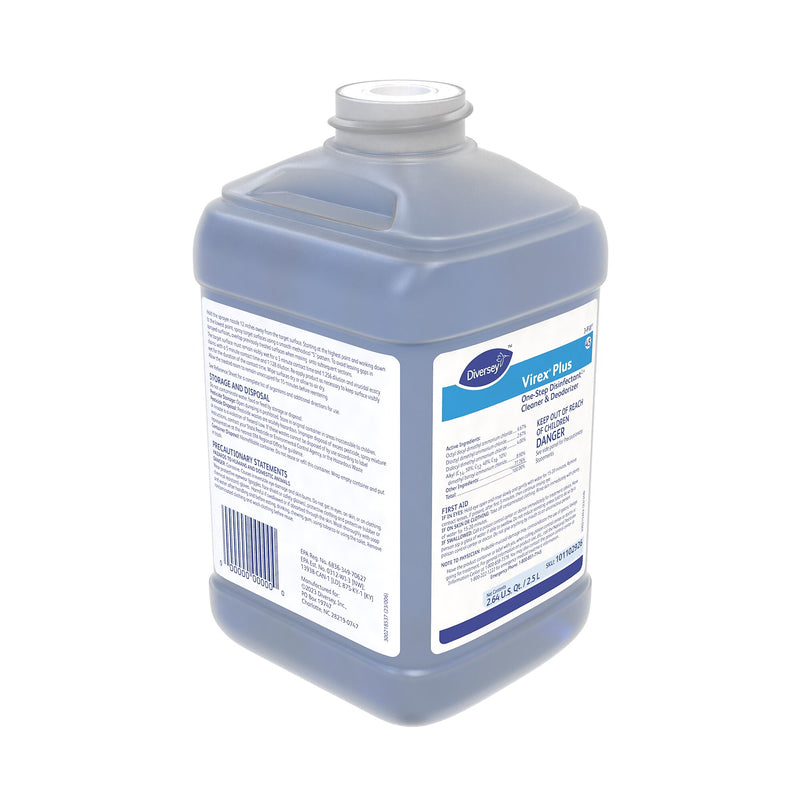 Virex Plus Disinfectant for Diversey J-Fill, Surfactant, 2.64 U.S. Qt. / 2.5 L, 2/Carton (101102926)