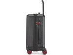 Reebok 21.25" Hardside Carry-On Suitcase, 8-Wheeled Spinner, TSA Checkpoint Friendly, Black (HLG4420RB-BLACK)