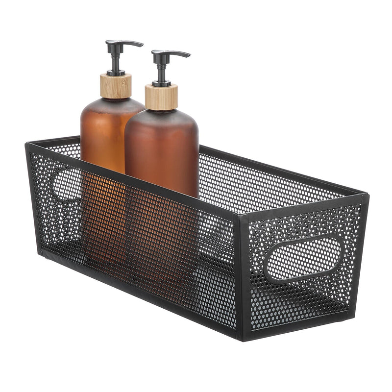 mDesign Steel Organizer, Matte Black (25991)