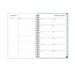 2026 Blue Sky Lindley 5" x 8" Calendar Year Weekly & Monthly Planner, Plastic Cover, Multicolored (101579-26)
