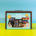 Art 101 Deluxe Multimedia Wood Art Set, Assorted Colors, 151/Pack (55142MB)
