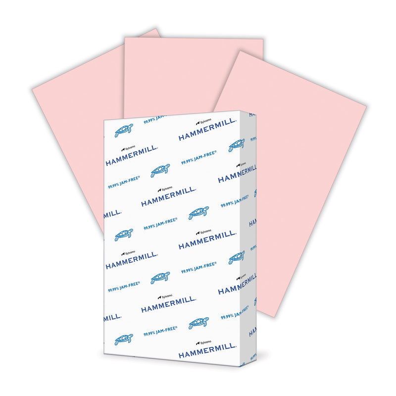 Hammermill Fore MP Colors Multipurpose Paper, 20 lbs., 8.5" x 14", Pink, 500 Sheets/Ream (103390)