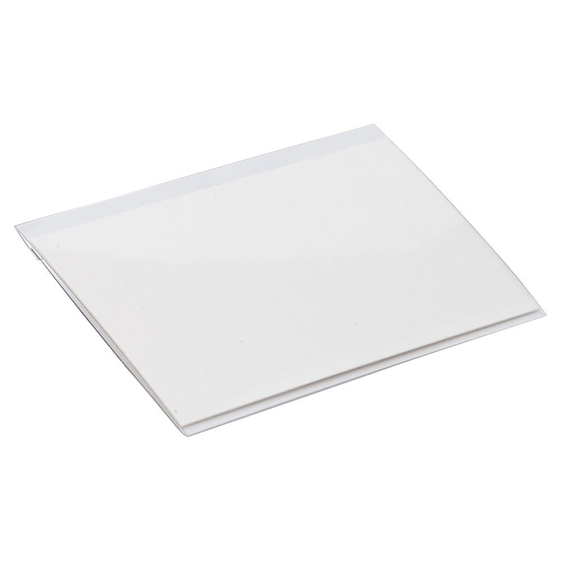 JAM PAPER Plastic Name Tags with Clamp Hook, 3 5/8" x 2 1/4", Clear, 24/Pack (401139014)