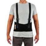 Ergodyne ProFlex 2000SF 840D Spandex Back Support Brace with Sticky Fingers, 3XL (11287)