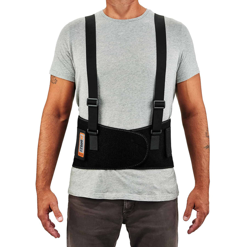 Ergodyne ProFlex 2000SF 840D Spandex Back Support Brace with Sticky Fingers, 3XL (11287)