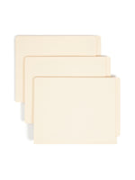 Smead Shelf-Master End Tab File Folder, Straight Cut, Letter Size, Manila, 100/Box (24111)