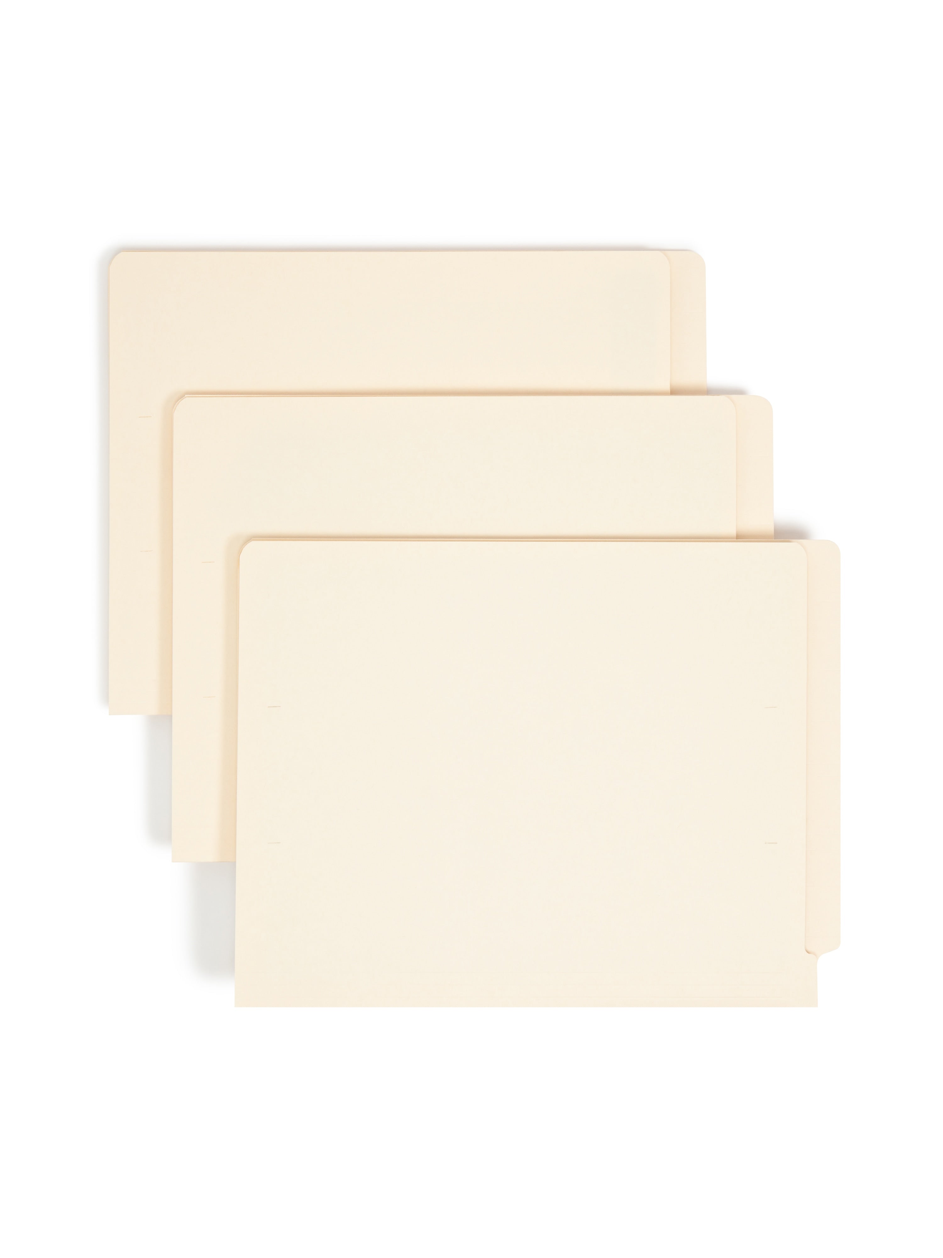 Smead Shelf-Master End Tab File Folder, Straight Cut, Letter Size, Manila, 100/Box (24111)