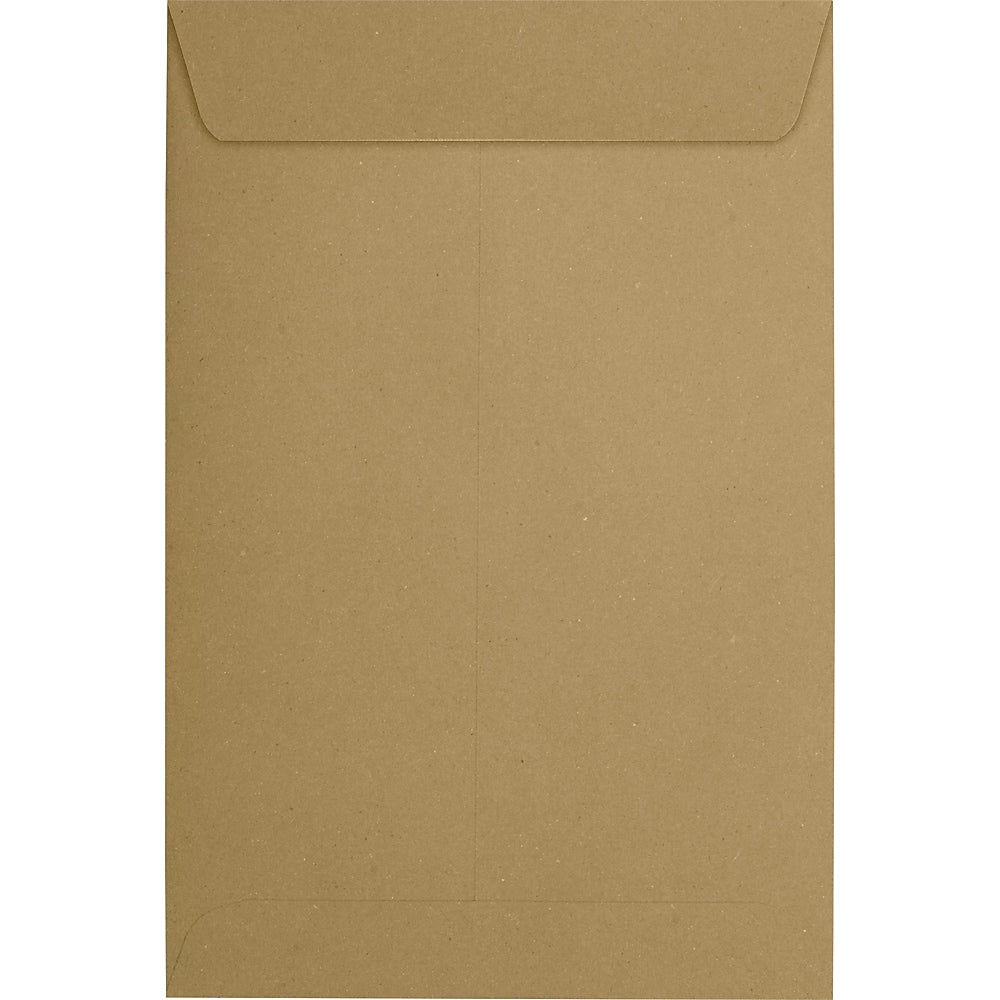 LUX 6" x 9" Kraft Open End Envelope, Grocery Bag Brown, 50/Pack (1644-GB-50)