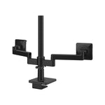 Humanscale M/Flex Adjustable Dual Monitor Arm, 23.8" Monitor Width, Black (X2NTN0BB8TB8TB18)