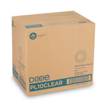 Dixie Plastic Portion Cup Lids, Clear, 4,800/Carton (DXEPL10CLEAR)
